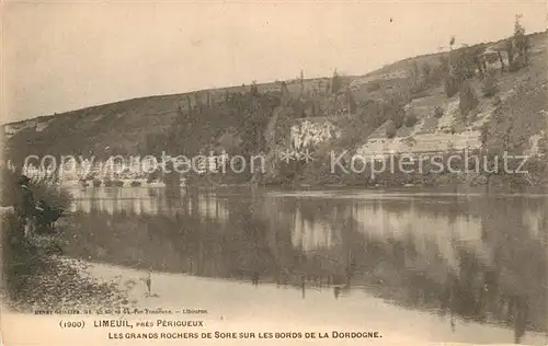AK / Ansichtskarte Limeuil Les Grand Rochers de Sore sur Les Bords de la Dordogne Limeuil