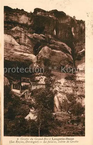 AK / Ansichtskarte Les_Eyzies de Tayac Sireuil Grotte du Grand Rocca Laugerie Basse Les