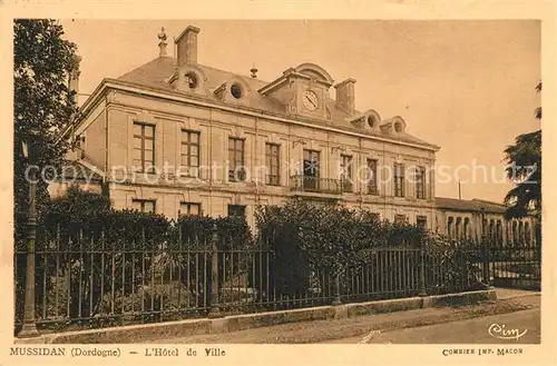 AK / Ansichtskarte Mussidan Hotel de Ville Mussidan