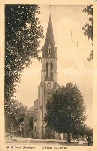 AK / Ansichtskarte Mussidan Kirche Saint Georges Mussidan