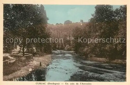 AK / Ansichtskarte Cubjac Un coin de l Auvezere Cubjac