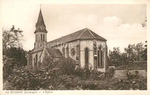 AK / Ansichtskarte Le_Buisson de Cadouin Eglise Le_Buisson de Cadouin