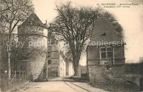 AK / Ansichtskarte Brantome Anciennes Tours  Brantome