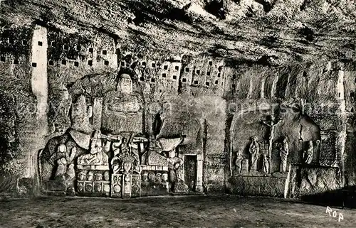 AK / Ansichtskarte Brantome Interieur des Grottes Bas Relief  Brantome