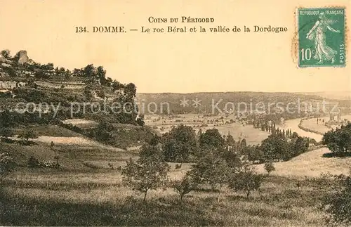 AK / Ansichtskarte Domme Le roe Beral vallee de la Dordogne Domme