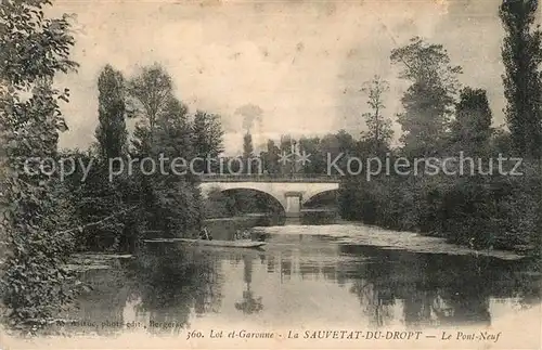 AK / Ansichtskarte La_Sauvetat du Dropt Pont Neuf La_Sauvetat du Dropt