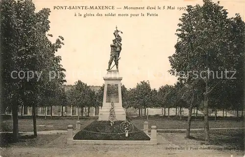 AK / Ansichtskarte Pont Sainte Maxence Monument aux Morts Pont Sainte Maxence