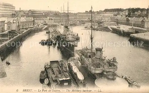 AK / Ansichtskarte Brest_Finistere Port du Guerre Bateaux Brest_Finistere