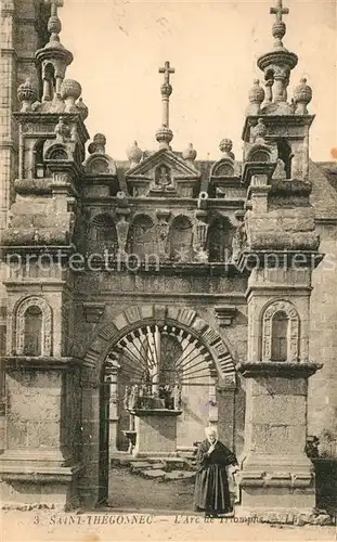 AK / Ansichtskarte Saint Thegonnec Arc de Triomphe Saint Thegonnec