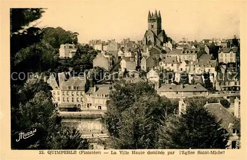 AK / Ansichtskarte Quimperle La ville haute Eglise Saint Michel Quimperle