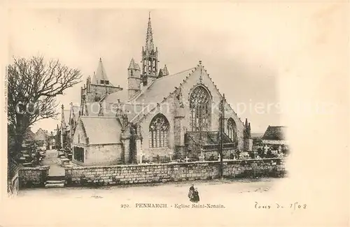 AK / Ansichtskarte Penmarch Eglise Saint Nonain Penmarch