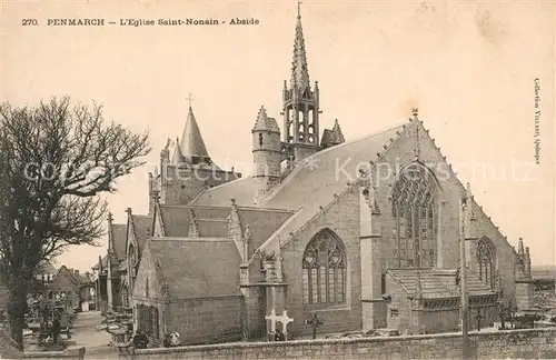 AK / Ansichtskarte Penmarch Eglise Saint Nonain Penmarch