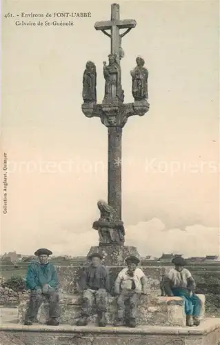 AK / Ansichtskarte Pont l_Abbe Calvaire de Saint Guenole Pont l Abbe