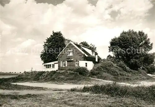 AK / Ansichtskarte Pretzsch_Elbe Faehrhaus Gaststaette Pretzsch Elbe