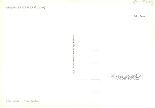 AK / Ansichtskarte Stolberg_Harz Kirche Panorama Stolberg Harz