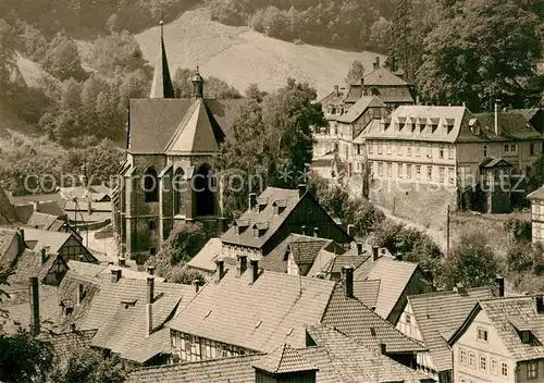 AK / Ansichtskarte Stolberg_Harz Kirche Panorama Stolberg Harz