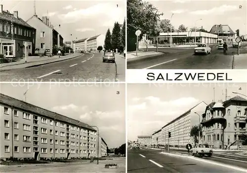 AK / Ansichtskarte Salzwedel Wilhelm Dieckmann Strasse HO Gaststaette Altmark Kransberg Salzwedel