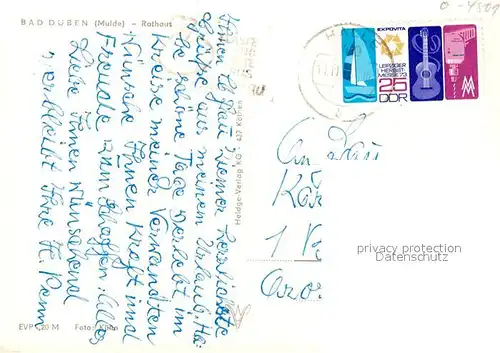 AK / Ansichtskarte Bad_Dueben Rathaus Bad_Dueben