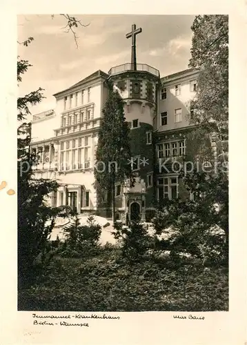 AK / Ansichtskarte Wannsee Immanuel Krankenhau Wannsee