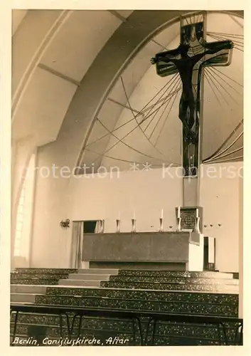 AK / Ansichtskarte Berlin Canisiuskirche Altar  Berlin