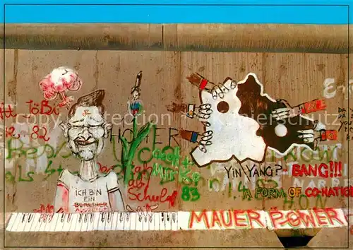 AK / Ansichtskarte Berlin Mauer Wall Graffity Kochstrasse Berlin