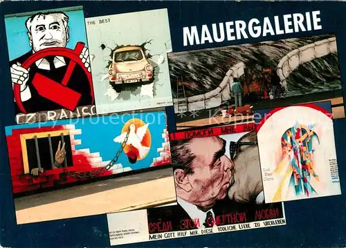 AK / Ansichtskarte Berlin Mauergalerie Berlin