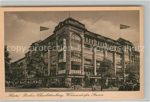 AK / Ansichtskarte Charlottenburg Hertie Wilmersdorfer Strasse Charlottenburg