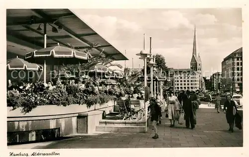 AK / Ansichtskarte Hamburg Alsterpavillon Hamburg
