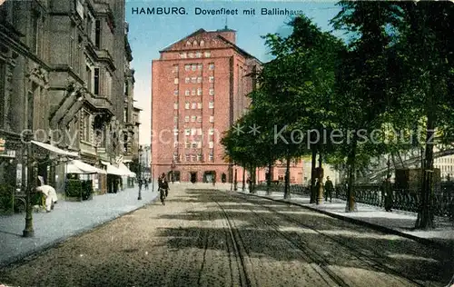 AK / Ansichtskarte Hamburg Dovenfleet mit Ballinhaus Hamburg
