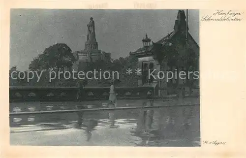 AK / Ansichtskarte Hamburg Schmuddelwetter Hamburg