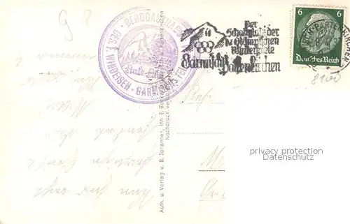 AK / Ansichtskarte Garmisch Partenkirchen Aule Alm Garmisch Partenkirchen