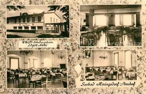 AK / Ansichtskarte Heringsdorf_Ostseebad_Usedom FDGB Erholungsheim Edgar Andre Neuhof Heringsdorf_Ostseebad