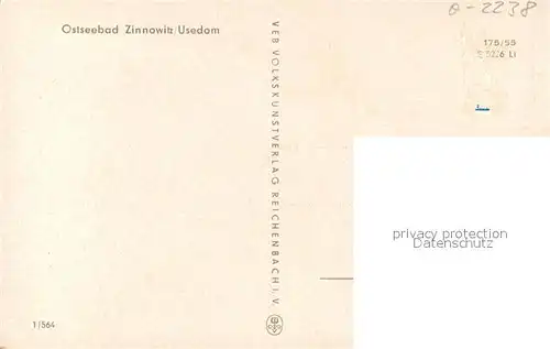 AK / Ansichtskarte Zinnowitz_Ostseebad Hotel Zinnowitz_Ostseebad