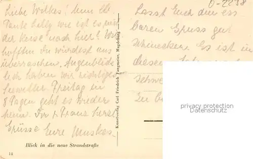 AK / Ansichtskarte Zinnowitz_Ostseebad Strassenpartie Zinnowitz_Ostseebad