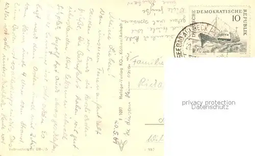 AK / Ansichtskarte Ahlbeck_Ostseebad Haus der Erholung Ahlbeck_Ostseebad