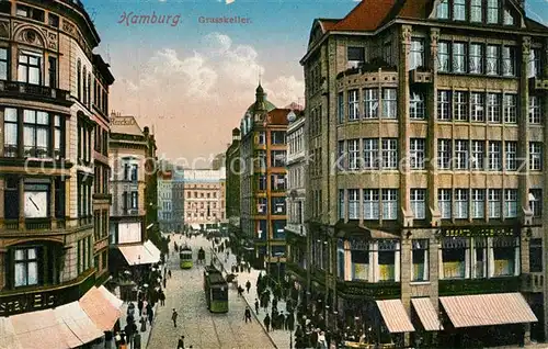 AK / Ansichtskarte Hamburg Grasskeller Strassenbahn Hamburg