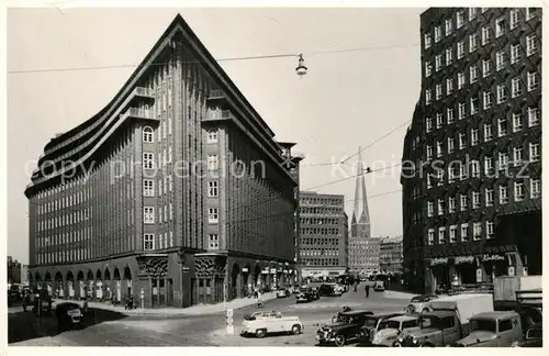 AK / Ansichtskarte Hamburg Chielehaus udn Sprinkenhof Hamburg