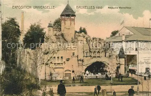 AK / Ansichtskarte Exposition_Universelle_Bruxelles_1910 Royaume Merveilleux  