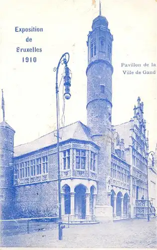 AK / Ansichtskarte Exposition_Universelle_Bruxelles_1910 Pavillon de la Ville de Gand  