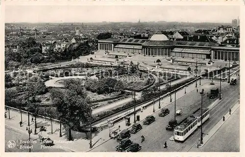 AK / Ansichtskarte Strassenbahn Bruxelles Jardin Botanique  