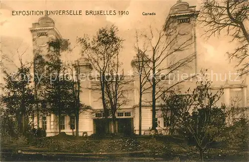 AK / Ansichtskarte Exposition_Universelle_Bruxelles_1910 Canada  