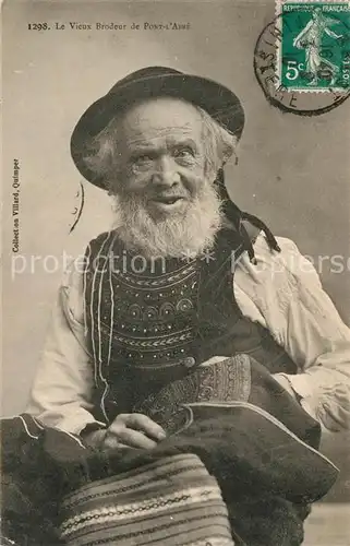 AK / Ansichtskarte Pont l_Abbe Le vieux brodeur Pont l Abbe