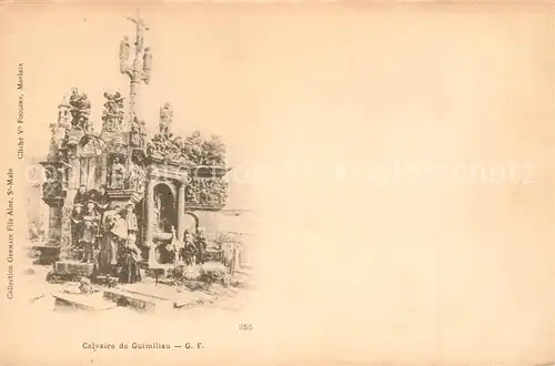 AK / Ansichtskarte Guimiliau Le Calvaire Guimiliau