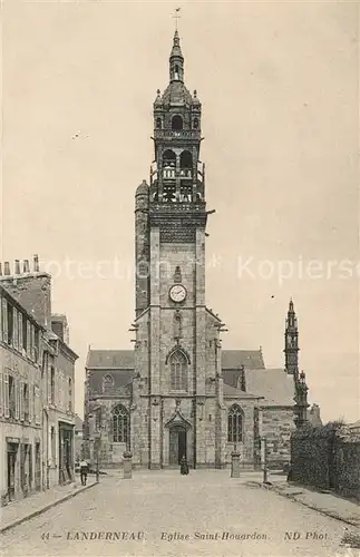 AK / Ansichtskarte Landerneau Eglise Saint Houardon Landerneau