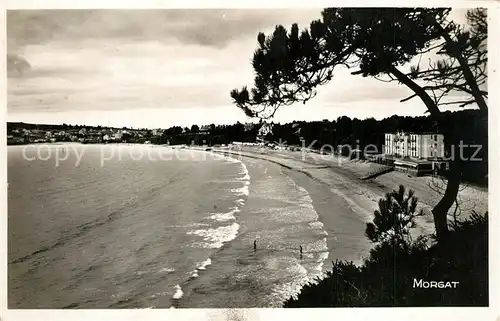 AK / Ansichtskarte Morgat Vue generale de la plage Morgat