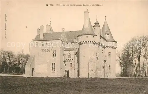 AK / Ansichtskarte Sibiril Chateau de Kerouzere facade principale Sibiril