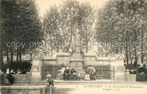AK / Ansichtskarte Le_Folgoet Monument de Monseigneur Freppel Le_Folgoet