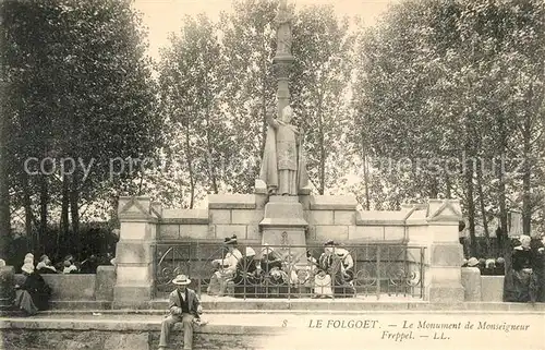 AK / Ansichtskarte Le_Folgoet Monument de Monseigneur Freppel Le_Folgoet