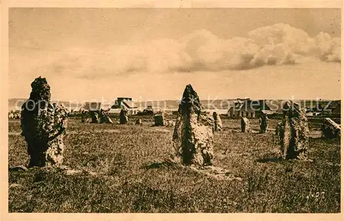 AK / Ansichtskarte Camaret sur Mer Alignements megalithiques de Lagatjar Camaret sur Mer