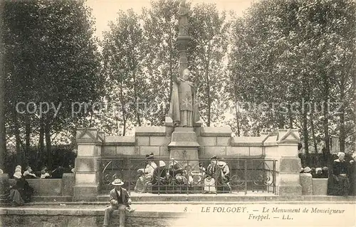 AK / Ansichtskarte Le_Folgoet Monument de Monseigneur Freppel Le_Folgoet